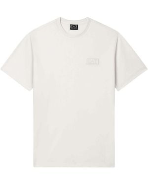 EA7 Solid Crew Neck T-Shirt - White