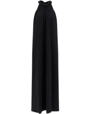 Nude Floor Lenght Dress - Black