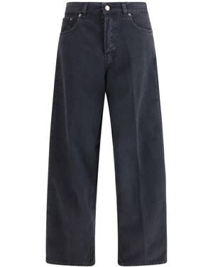 Haikure Loose Mid Rise Jeans - Blue