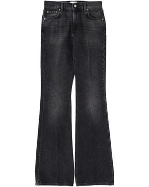 Haikure Flared Mid Rise Jeans - Black