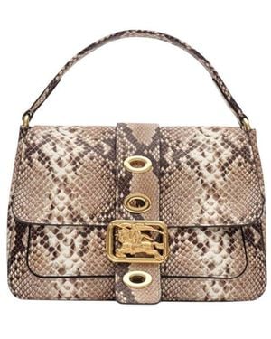 Burberry Natural Rider Small Shoulder Bag - Metallic