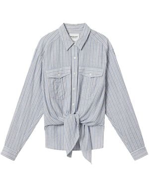 Isabel Marant Oversized Stripes Shirt - White