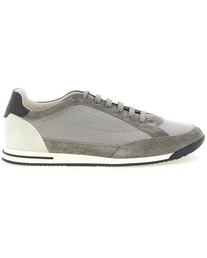 Brunello Cucinelli Lace-Up Sneakers - Gray