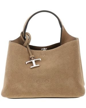 Tod's Logo Mini Satchel - Metallic