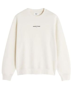 Maison Kitsuné Logo Sweatshirt - White