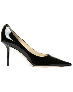 Jimmy Choo Leather Heels - Black