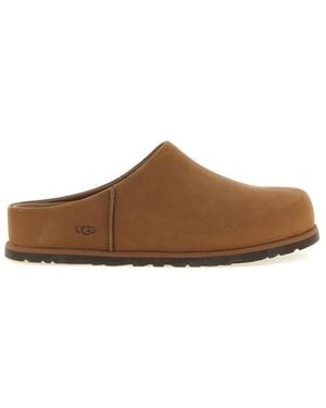 UGG Logo Slippers - Brown