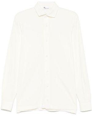 Doppiaa Long Sleeve Jersey Shirt - White
