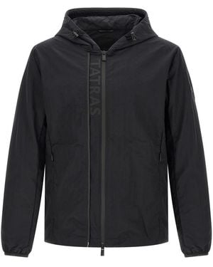 Tatras Solid Hood Jacket - Black