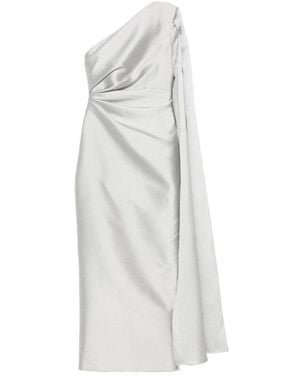 Solace London One Shoulder Maxi Dress - White