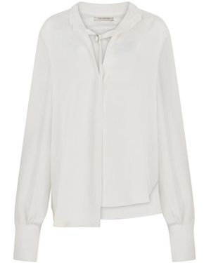 The Mannei Relaxed Solid Shirt - White