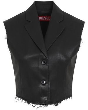 DIESEL Chic Mini Waistcoat For - Black