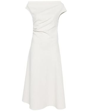 P.A.R.O.S.H. Midi Dress - White