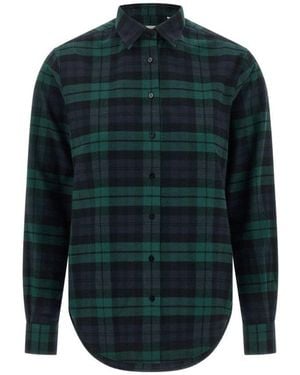 Xacus Regular Plaid Shirt - Blue