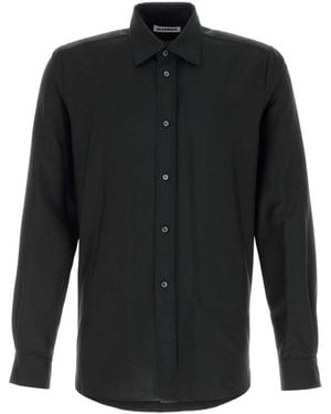Jil Sander Regular Solid Shirt - Black