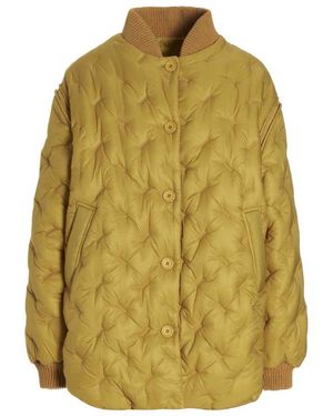 Sherpa Gang Reversible Bomber Jacket - Yellow