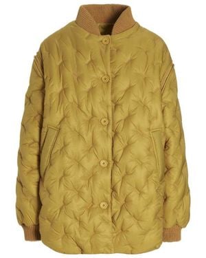 Sherpa Gang Reversible Bomber Jacket - Yellow