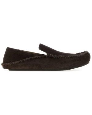 Loewe Suede Loafers - White