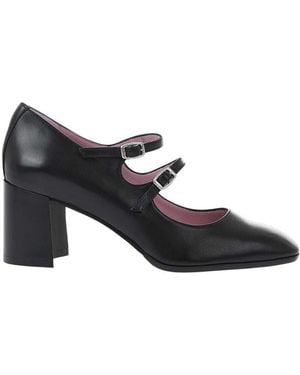 CAREL PARIS Leather Pumps - Black