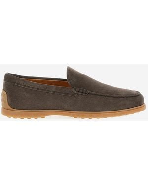 Tod's Suede Loafers - Brown