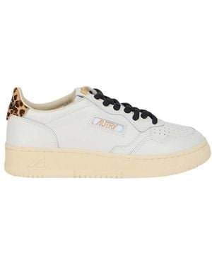 Autry Animal Print Sneakers - Natural