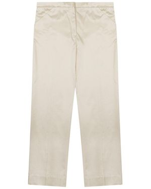 TOTEME Straight Pant - White