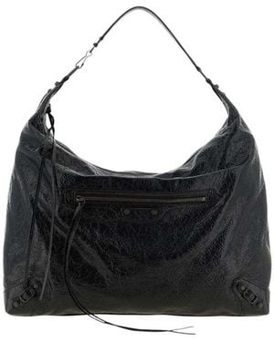 Balenciaga Le City Large Hobo - Black