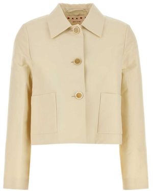 ジャケット Marni Cream Cady Blazer 7041035106026-a-camaiore.jpg