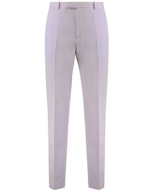 Gucci Light Straight Trousers - Grey