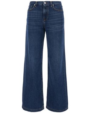 Roy Rogers Dark Regular High Rise Jeans - Blue