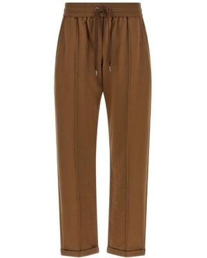 Brunello Cucinelli Relaxed Drawstring Pants - Brown