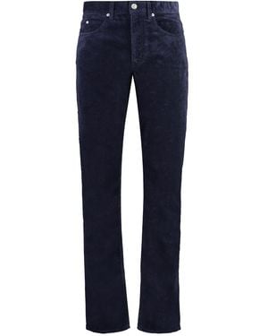 Isabel Marant Straight Corduroy Pants - Blue