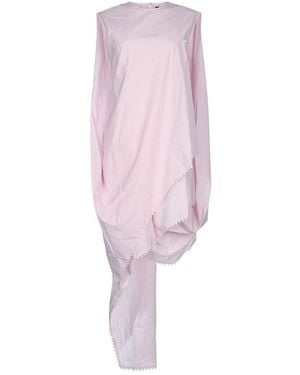 Jacquemus Light Round Neck Mini Dress - Pink