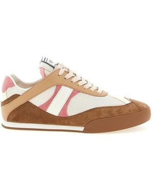 Chloé Lace Up Sneakers - White