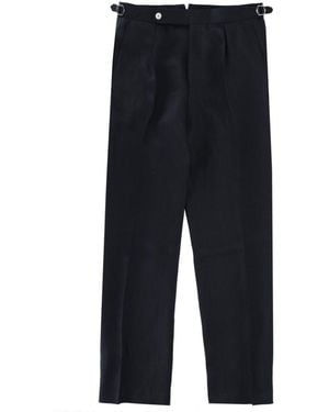 BOSS Pleated Pants - Blue