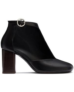 Lemaire 80Mm Cut Out Boots - Black