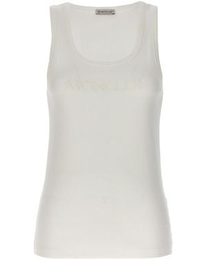 Moncler Tops With Logo - White