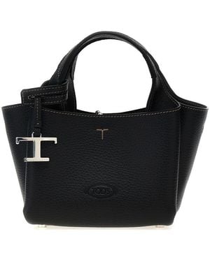 Tod's 'Apa Micro' Satchel Bag - Black
