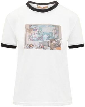Cormio Graphic Crew Neck T-Shirt - White