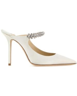 Jimmy Choo Pointed Toe Pumps - White