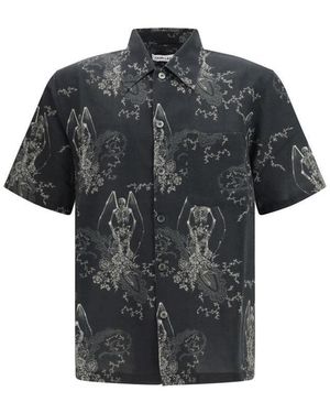Our Legacy Regular Paisley Shirt - Grey