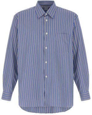 Comme des Garçons Regular Striped Shirt - Blue