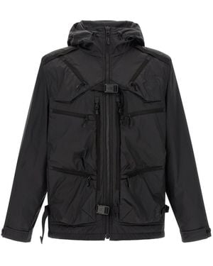 Junya Watanabe Logo Hood Jacket - Black