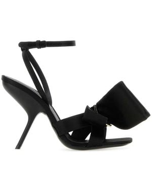 Ferragamo Ankle Strap Sandals - Black