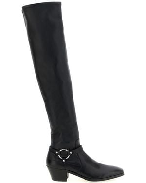 Tom Ford High Leather Boots - Black