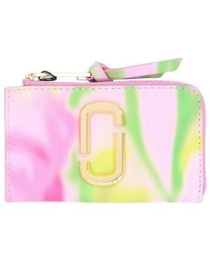 Marc Jacobs Floral Printed Wallet - Pink