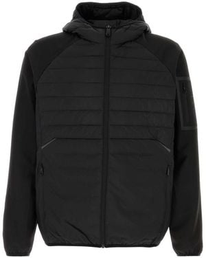 BOSS Hooded Logo Jacket - Black