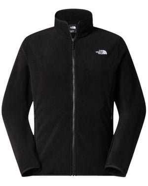 The North Face Logo Mock Collar Jacket - Black