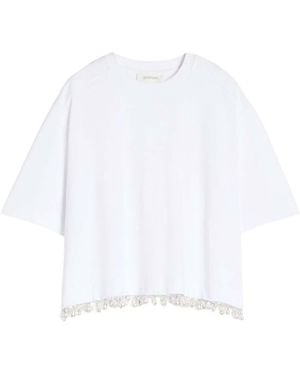 Sportmax Round Neck Top - White