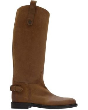 Burberry Cavalier Boots - Brown